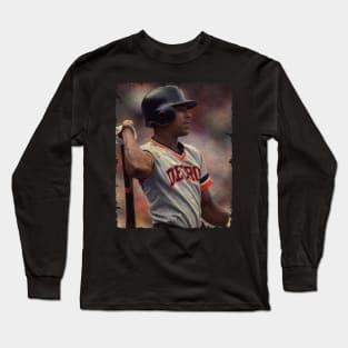 Lou Whitaker in Detroit Tigers Long Sleeve T-Shirt